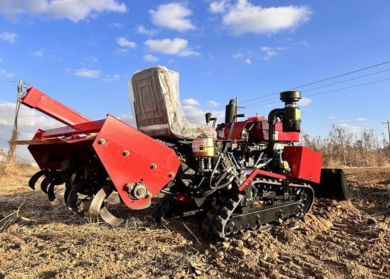 Nông nghiệp Cultivator Rotary Tiller Nông nghiệp Crawler Mini máy kéo 25 HP