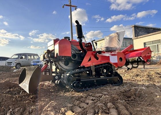 Nông nghiệp Cultivator Rotary Tiller Nông nghiệp Crawler Mini máy kéo 25 HP
