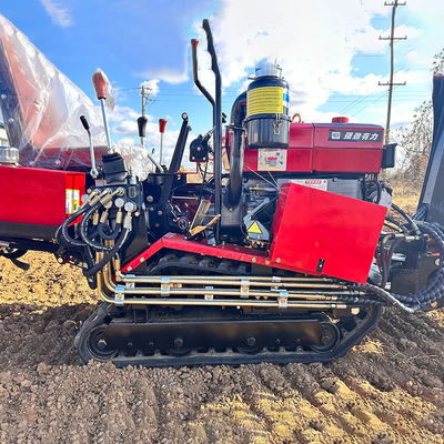 Máy kéo Mini Farm Crawler Multifunctional Dry Field Máy kéo Mini Crawler