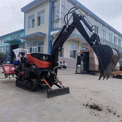 Máy kéo Mini Crawler Máy kéo Mini 4x4 Crawler Máy kéo 25/30/35HP Máy kéo Crawler Với Máy tải phía trước