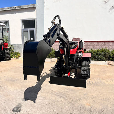 Paddy / đất khô Diesel Mini Crawler máy kéo 35HP 25HP với dao Dozer