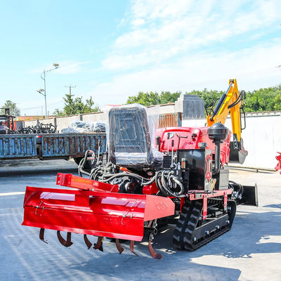 Những người mới đến đáng tin cậy & rẻ Mini Crawler máy kéo với Rototiller Dozer Mower Backfill máy kéo Crawler