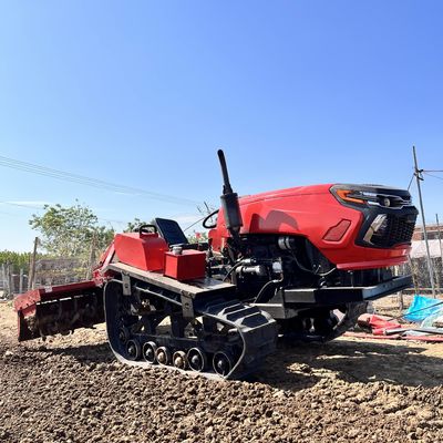 50hp 60hp Rice Paddy Field Light Crawler Tractor Thiết bị trang trại