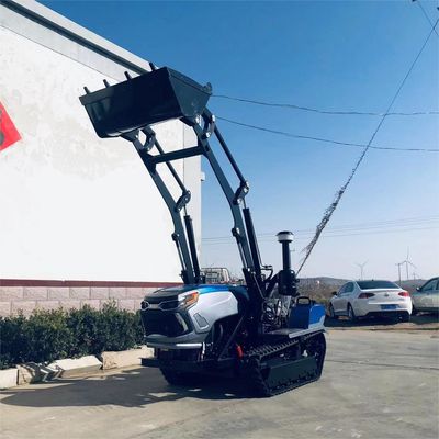 Máy diesel máy kéo đường kéo 50HP 60 HP với Loader