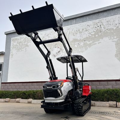 Garden Crawler Track Tractors 50HP 60HP Máy kéo nông trại nhỏ Crawler với máy tải