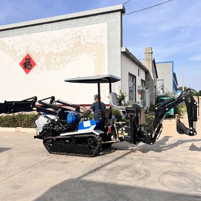 Mini Utility Tiller 50 HP Rotary Mini Crawler Tractor Thiết bị nông nghiệp