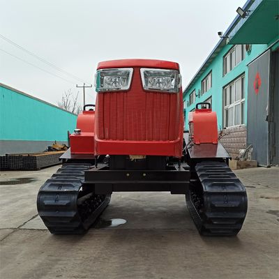 HYCT-80Hp Micro Cultivator Bulldozer Tự động đầy đủ Multifunctional Crawler Tractor