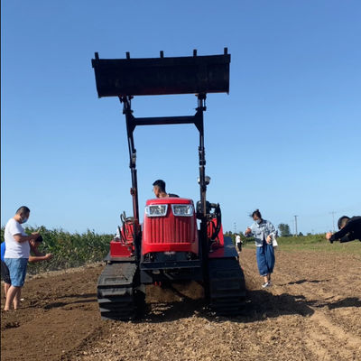 Crawler Track Tractor Máy nông nghiệp 80 mã lực Máy kéo với máy tải