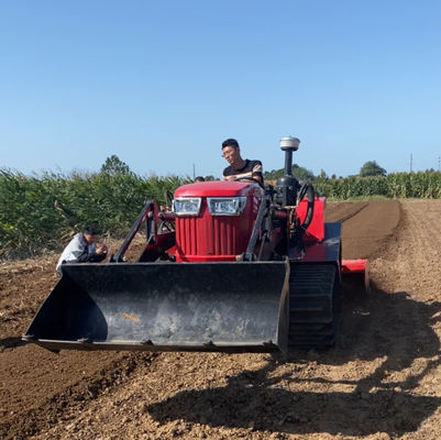 25 HP -120 HP Farm Crawler Tractor Thiết bị xây dựng với Loader