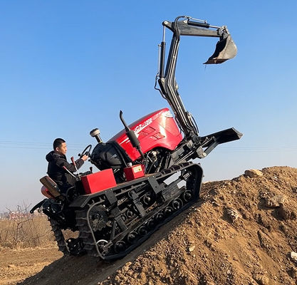 Động cơ 80 HP Máy kéo bò nông nghiệp nhỏ với máy đào
