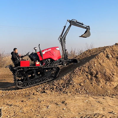 Động cơ 80 HP Máy kéo bò nông nghiệp nhỏ với máy đào