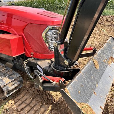Máy kéo crawler nhỏ gọn 100hp Máy kéo thủy lực nông nghiệp nhỏ gọn với máy tải phía trước / máy đào