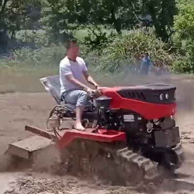 Mini 25HP Paddy Field Crawler Tractor Thiết bị nông nghiệp