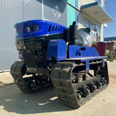 Đáng tin cậy 35 mã lực máy kéo Crawler Tiller Rotary Crawler Cultivator máy kéo