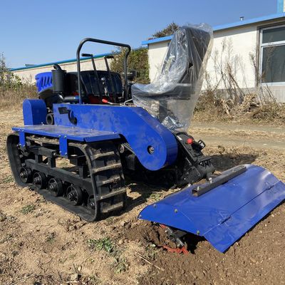 Máy kéo nhỏ Micro 35HP Máy kéo trồng vườn xoay Máy kéo với thùng đào
