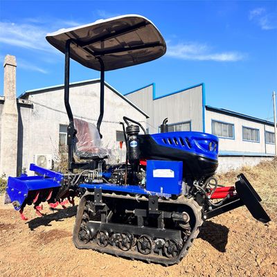 Máy kéo nhỏ Micro 35HP Máy kéo trồng vườn xoay Máy kéo với thùng đào