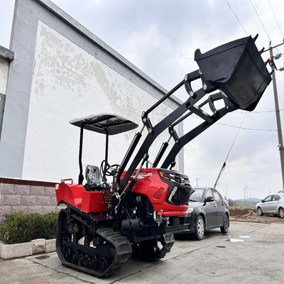 Mini 50HP Paddy Field Crawler Tractor với hộp số động cơ được chứng nhận CE