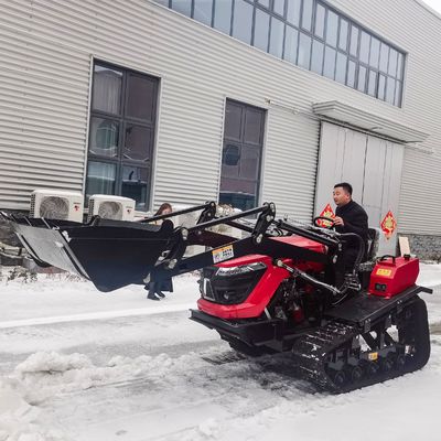 OEM ODM Farm Crawler Tractor / Mini Tractor 50 Hp Với Chậu Đầu Đầu