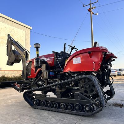 Nông nghiệp Máy kéo loại đường ray nhỏ Máy kéo crawler nông nghiệp đa năng