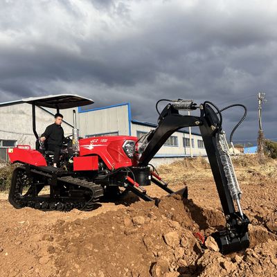 Nông nghiệp Máy kéo loại đường ray nhỏ Máy kéo crawler nông nghiệp đa năng