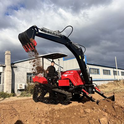 Nông nghiệp Máy kéo loại đường ray nhỏ Máy kéo crawler nông nghiệp đa năng