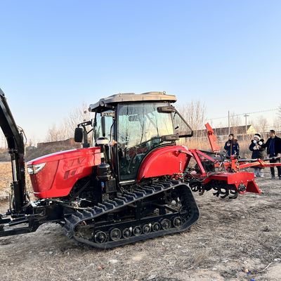 Máy kéo crawler nông nghiệp nhỏ gọn 120HP với đường ray