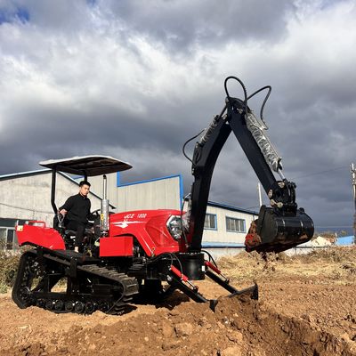Nông nghiệp Máy kéo loại đường ray nhỏ Máy kéo crawler nông nghiệp đa năng