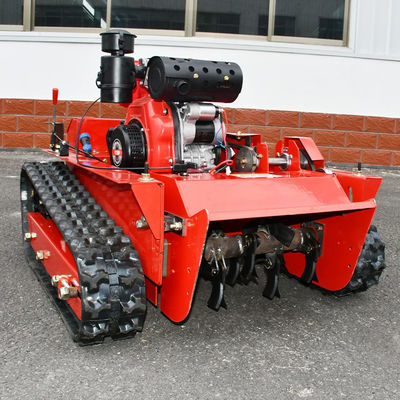Máy cắt cỏ vườn Flail máy cắt cỏ vườn hoa quả Crawler RC máy cắt cỏ máy kéo