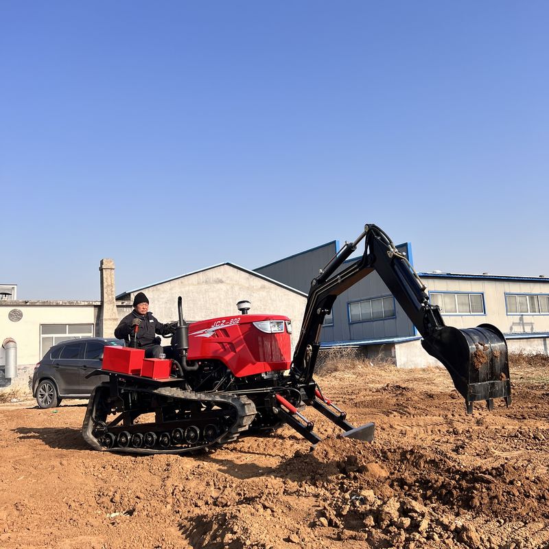 Máy trồng nông nghiệp nhỏ Máy xay xoay nông nghiệp Máy kéo mini Crawler cho nông nghiệp