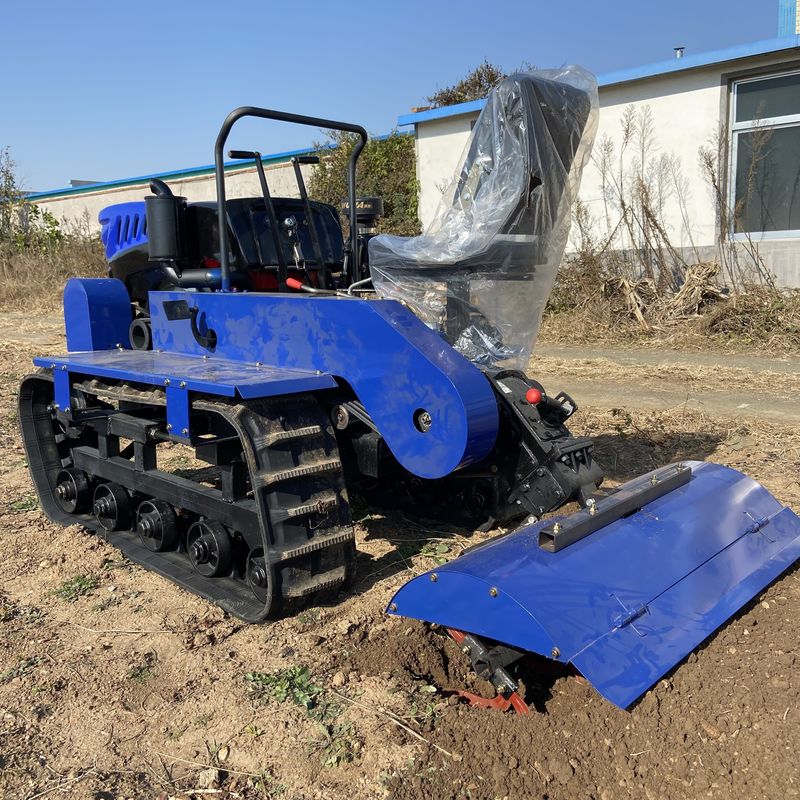 Máy kéo nhỏ Micro 35HP Máy kéo trồng vườn xoay Máy kéo với thùng đào