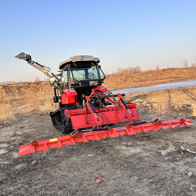 Nhiều mục đích 120HP Crawler máy kéo Cultivator cao su Track Crawler máy kéo bán